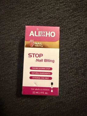 ALISY EVALHO STOP Nail Biting Treatment - Pink/White